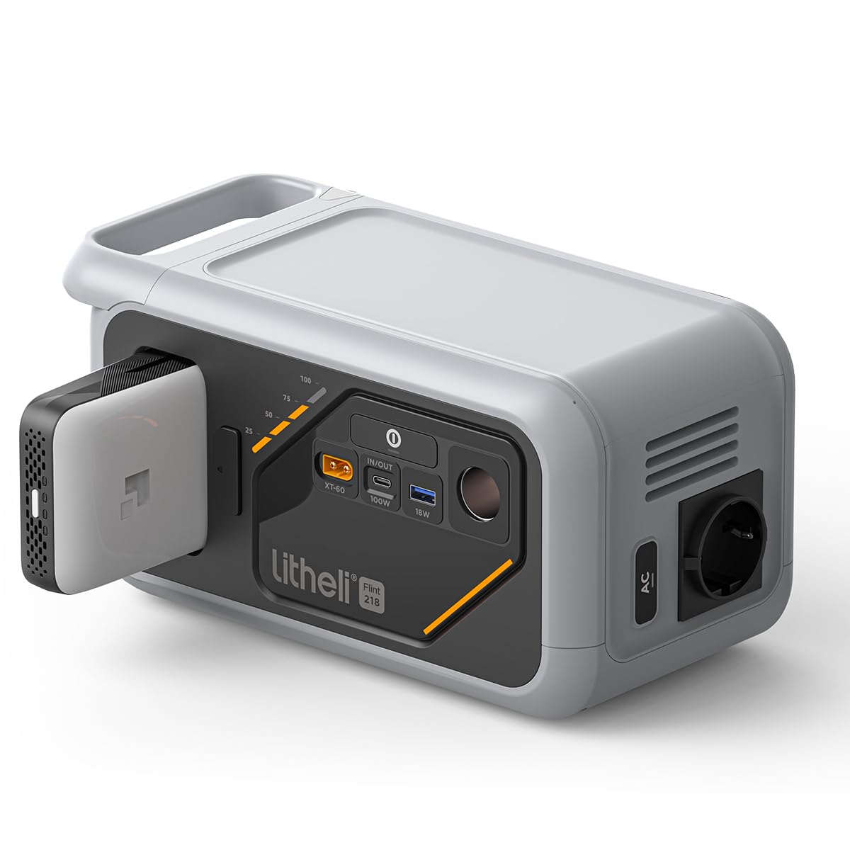 Litheli 218 Serious Portable Power Station 216 Wh Camping Lithium Battery Solar Generator 200W AC Outlet Power Bank