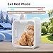 Pawzoomies Pet Cat Dog Dryer,Smart Temperature Control with 360°Efficient Automatic and Quiet Dryer Box,ldealfor Small Dogs or Cats,65L Capacity (White-Standard)