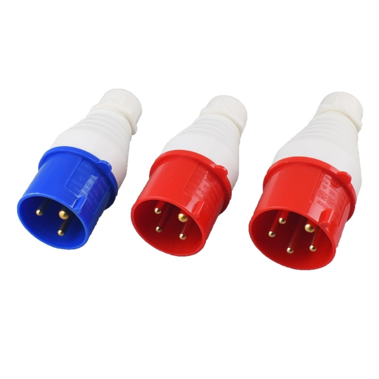Connecteur industriel étanche IP44 3 broches, 4 , 5 , 16 A/32 A, prise murale(Industrial plug,16A-3P)