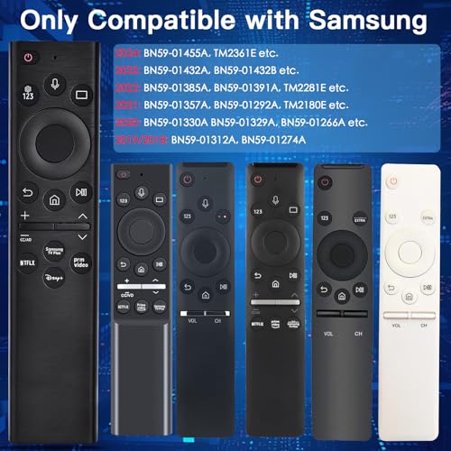 Image of Voice Remote for Samsung Smart TV,Replacement Control Compatible with BN59-01388A,for All 2019 to 2025 Samsung Crystal /UHD /QLED /Frame /NEO QLED / 4K 8K Smart TVs,2 Year Warranty