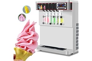 Kolice 5-Flavor Commercial Soft Serve Ice Cream Machine