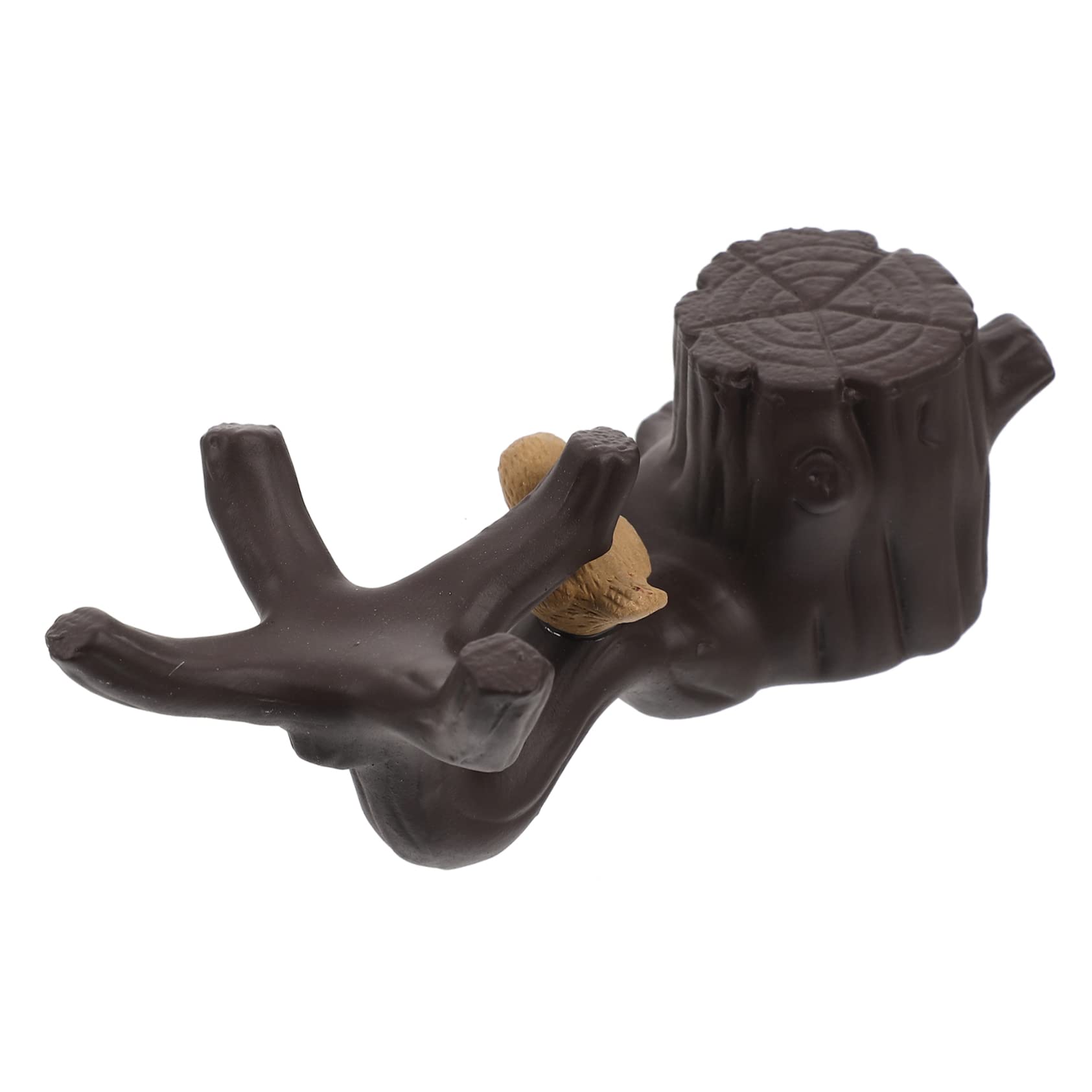 PRETYZOOM Chinese Style Teapot Lid Rack Decorative Teacup Lid Holder for Tea Ceremony Vintage Stand for Home Office and Restaurant Decor Unique present for Tea Lovers