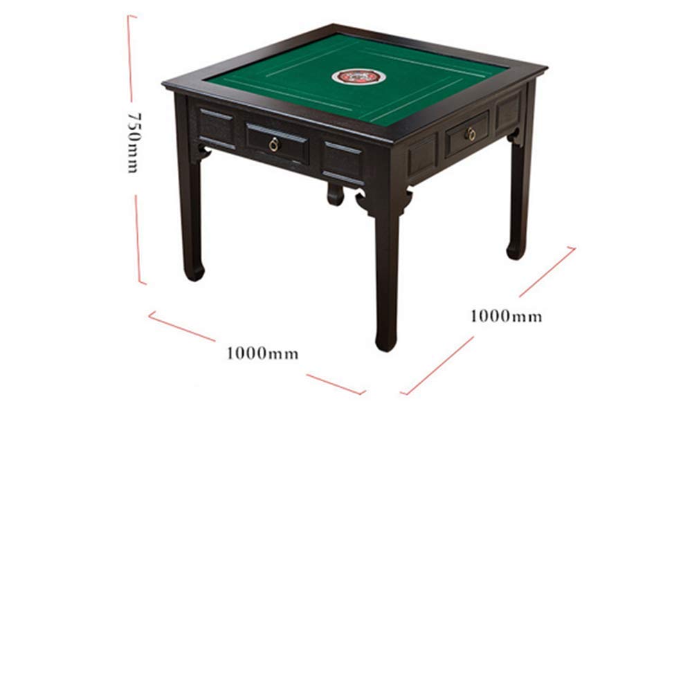 Mahjong-tafel Met Mahjong-tegelsset, Vouw-in-tweeën Kaarttafel Voor 4 Spelers Met 144 Stuks Majiang Tegels En 3 Dobbelstenen