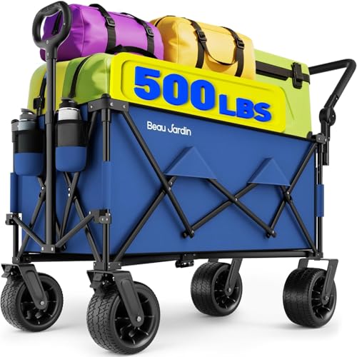 BEAU JARDIN XXL Festival Trolley on Wheels Beach Cart -