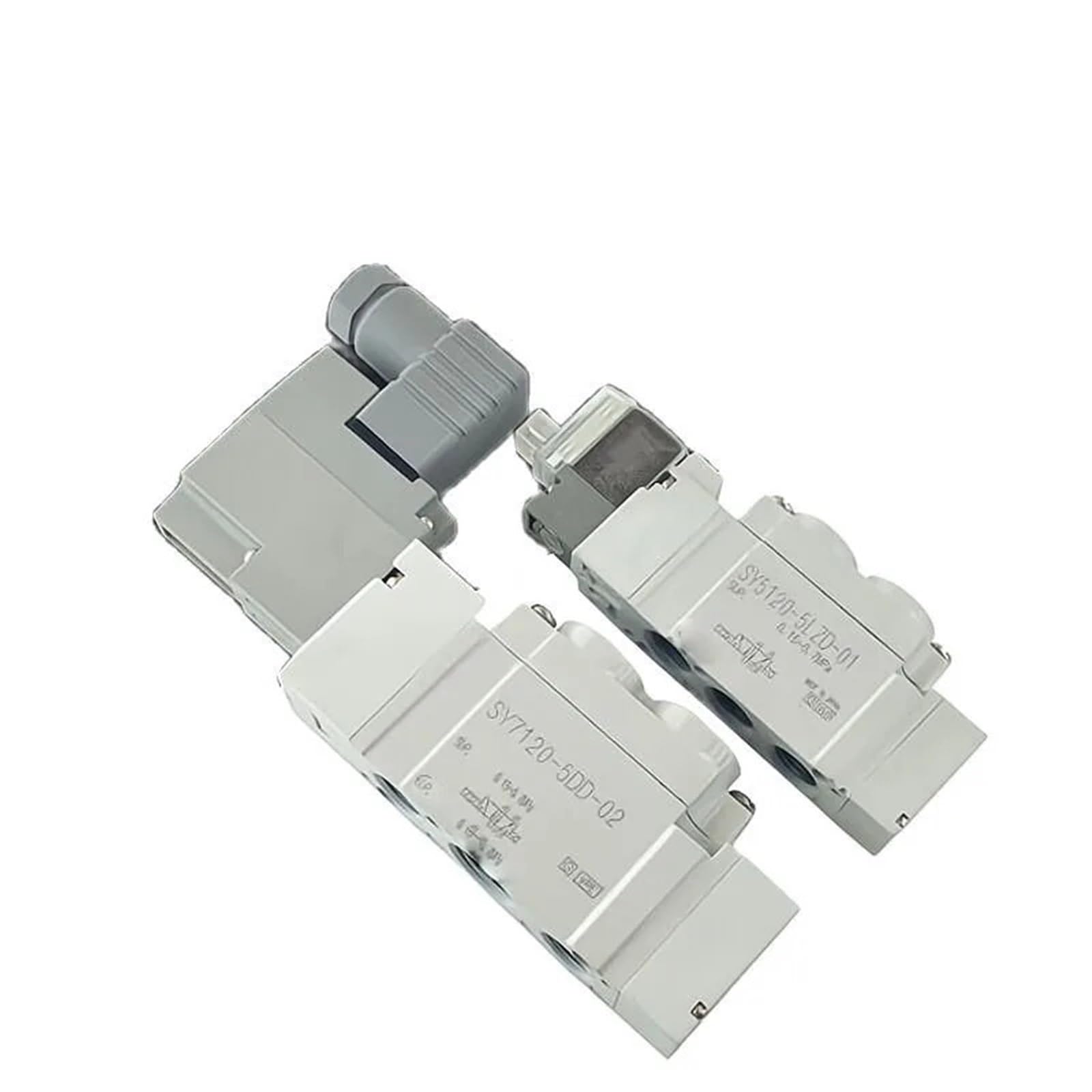 BXCONJUBC Electric solenoid valve SY5120 01 pneumatic 2 position single electromagnetic(SY5120-4YE-01)