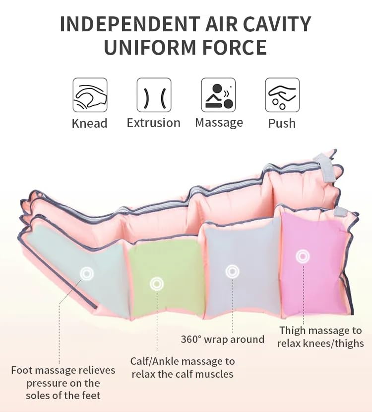 Air Compression Leg Massagar with handheld controller, intensity for legs, calf and thighs, corded electric, black leg massage for pen relief air compressors Air Compression Leg Massagar with handheld controller, intensity for legs, calf and thighs, corded electric, black leg massage for pen relief air compressors
