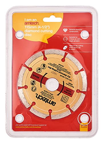 Disque de coupe diamant 11,5 cm évite les éclats de brique
