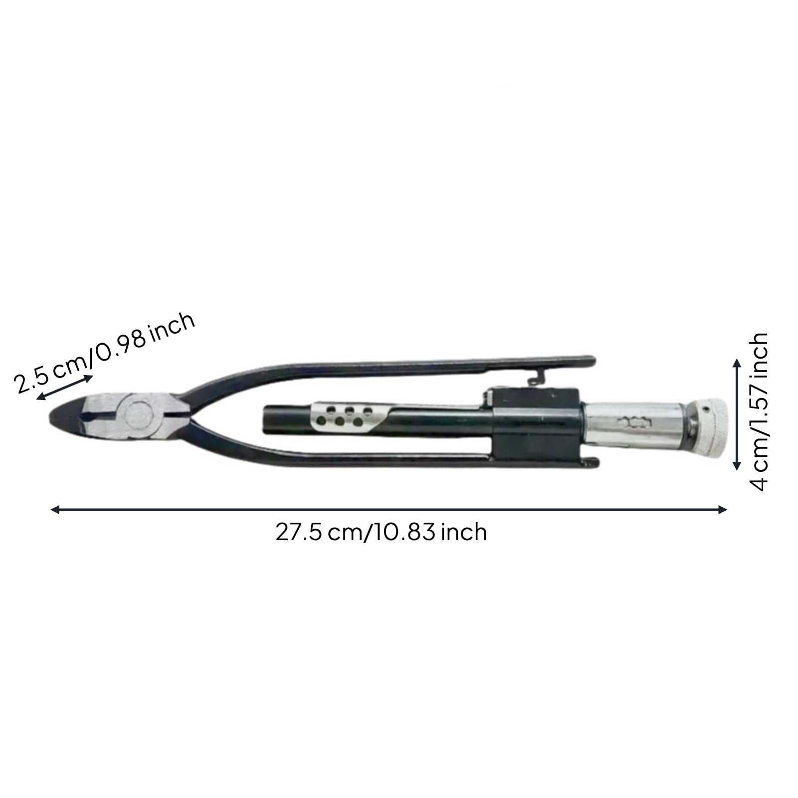 Pinza Torcifilo Reversibile Pinza Frenafiletto in Acciaio Acciaio Legato Al Cromo-Vanio Utensile per Meccanici, Manutentori, Manutenzione Elettrica, 9 Pollici
