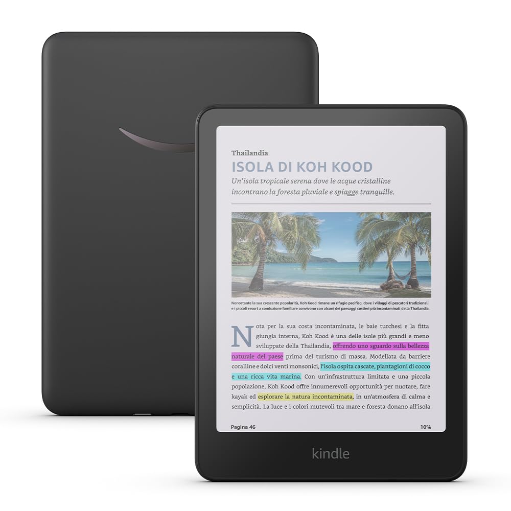 KINDLE Lettore E-Book  Colorsoft 2025, Nero