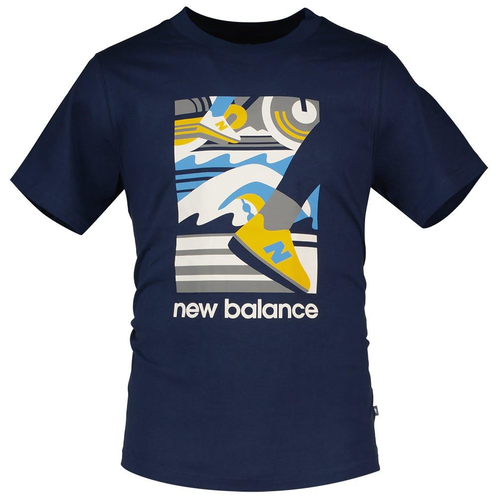 New BalanceNew Balance Men's Sport Essentials Triathlon Short Sleeve T-Shirt Blue