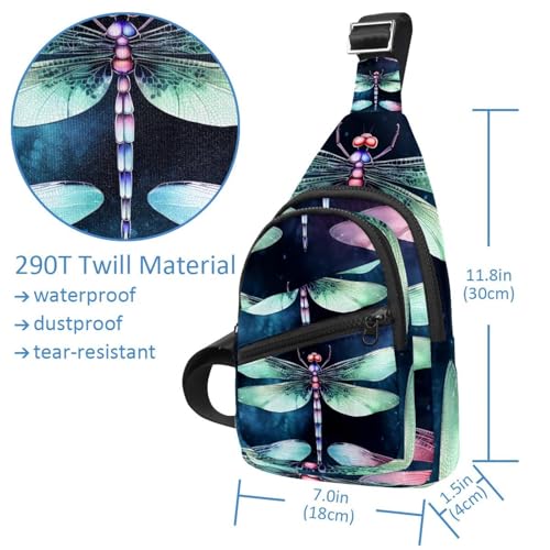 Sac à dos à bandoulière multicolore réglable pour course et randonnée