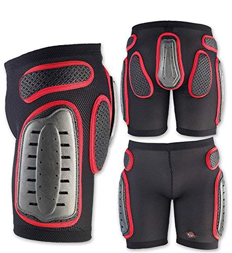 UFO Plast PI09126 Made in Italy Plastic Padded Shorts/Size: XS/Color: B/R