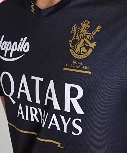 Image of Puma Men's Polyester Regular Fit Official IPL 2024 Royal Challengers Bangalore Player Replica Match Jersey