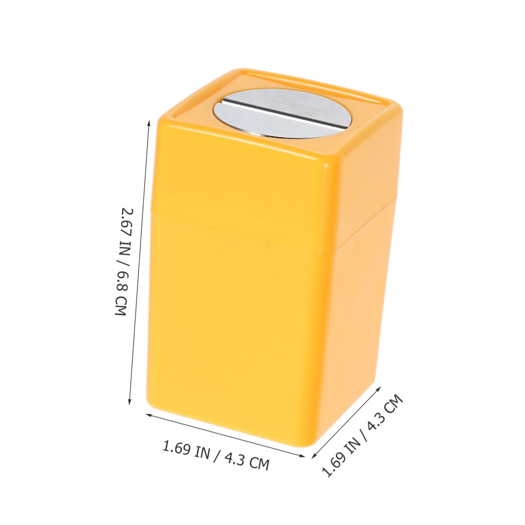 VILLCASE 2 Pezzi Contenitore Sicuro per Lamette Usate Scatola Smaltimento Lamette Rotte Capacità Ampia
