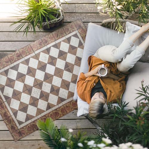 Tapis extérieur étanche pour balcon 80x120 cm résolvant les problèmes de sol usé - 3