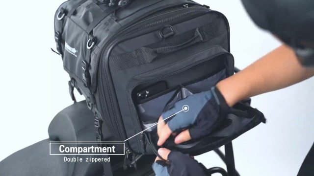 Amazon.com: Rhinowalk Motorcycle Tail Bag, Expandable Motorcycle