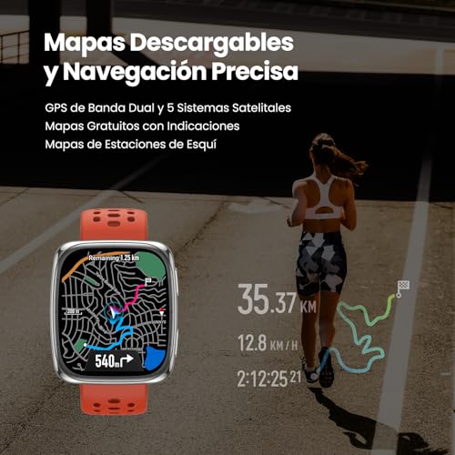 Smartwatch Amazfit Active 2 Reloj Inteligente 43mm con Pantalla AMOLED y GPS 3