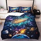 Photo Gallery bsyyzqc copripiumino singolo cosmo set copripiumino cielo stellato biancheria da letto in microfibra con cerniera, 3 pezzi, copripiumino 155x200 con 2 federa 50x80 cm Photo Gallery bsyyzqc copripiumino singolo cosmo set copripiumino cielo stellato biancheria da letto in microfibra con cerniera, 3 pezzi, copripiumino 155x200 con 2 federa 50x80 cm