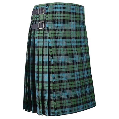 Men's Scottish Traditional 8 Yard Tartan Kilt Campbell Ancient