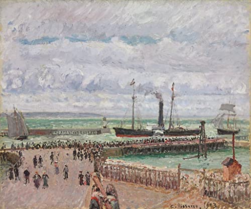 Gravures une rue d'Auvers par Camille Jacob Pissarro décoration mur