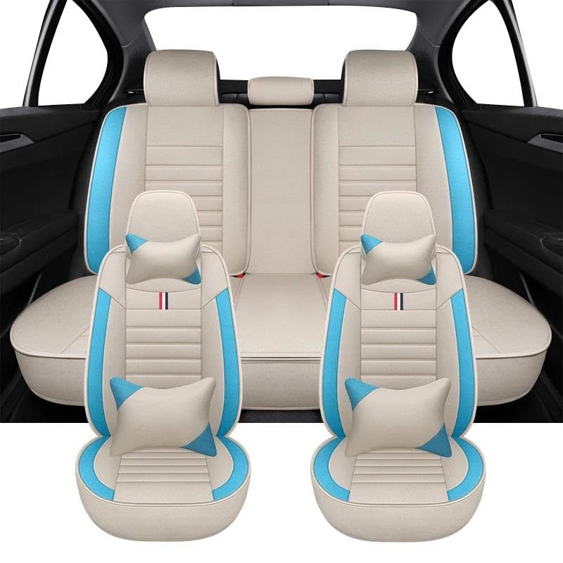 Housse siege voiture pour Mercedes Benz Classe W205 W204 W211 ensemble complet lin