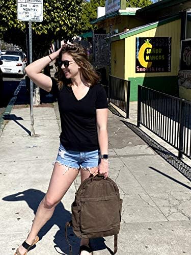 Gootium Canvas Backpack for Girls Classic Type Outside Journey Bag Males's Informal Daypack Fabric Zippered Rucksack 7