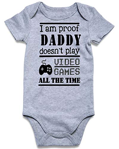 Image of UNICOMIDEA Baby Boys Girls Romper Letter Printed Newborn Outfit Short Sleeve Bodysuits 0-12 Months