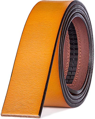 KATUSI Mens Belt Without Buckle Width 3.5cm Length 110cm - 130cm kts9