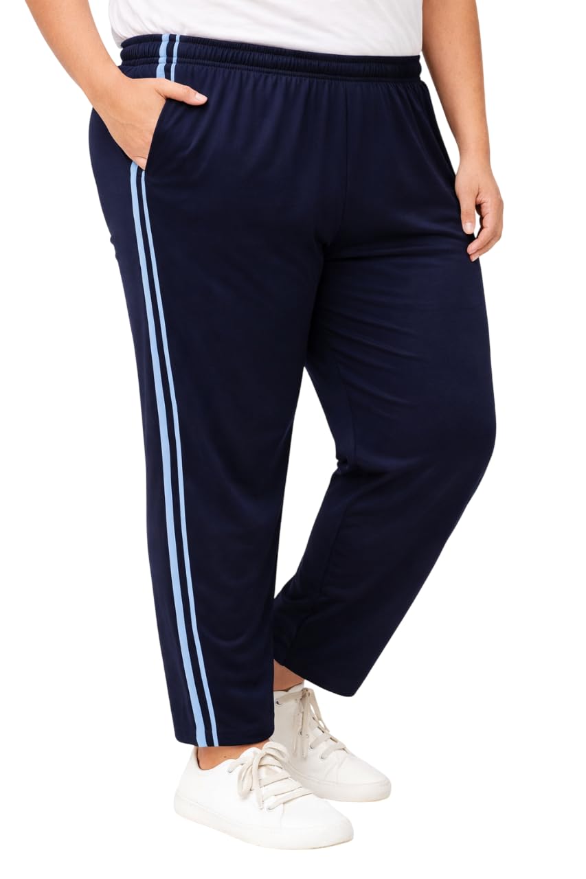 Men?s Cotton Blend Track Pants Comfortable Joggers with Elastic Waist for Sports and Everyday Use-image-0