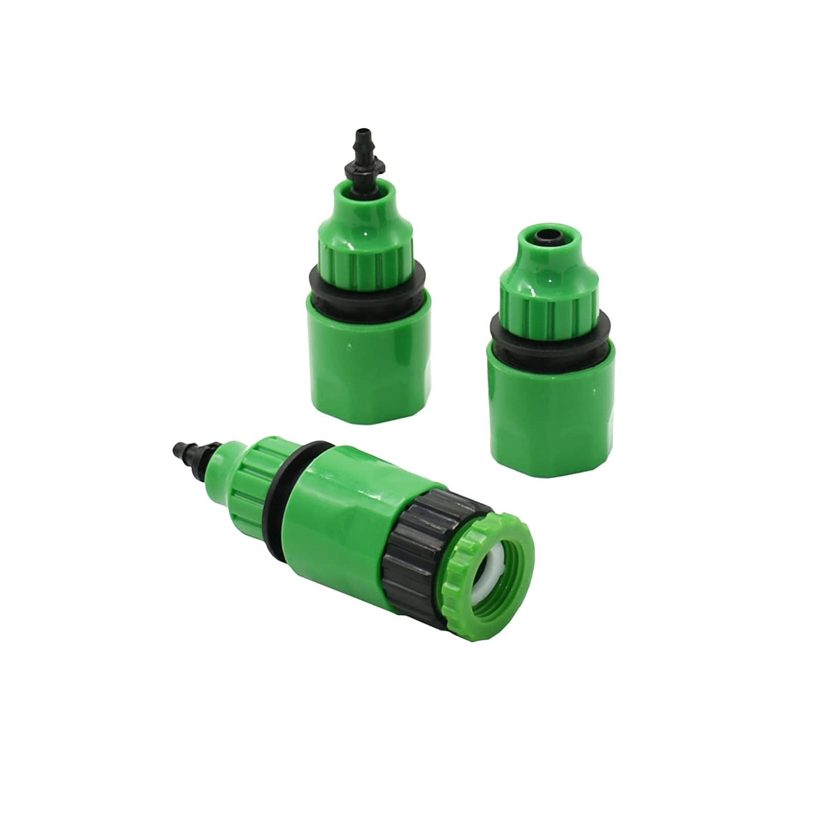 Lot de 20 adaptateurs de tuyau de plomberie de jardin de 0,6 cm avec raccord cannelé pour arrosage dans les systèmes d'irrigation goutte à goutte (couleur : A)
