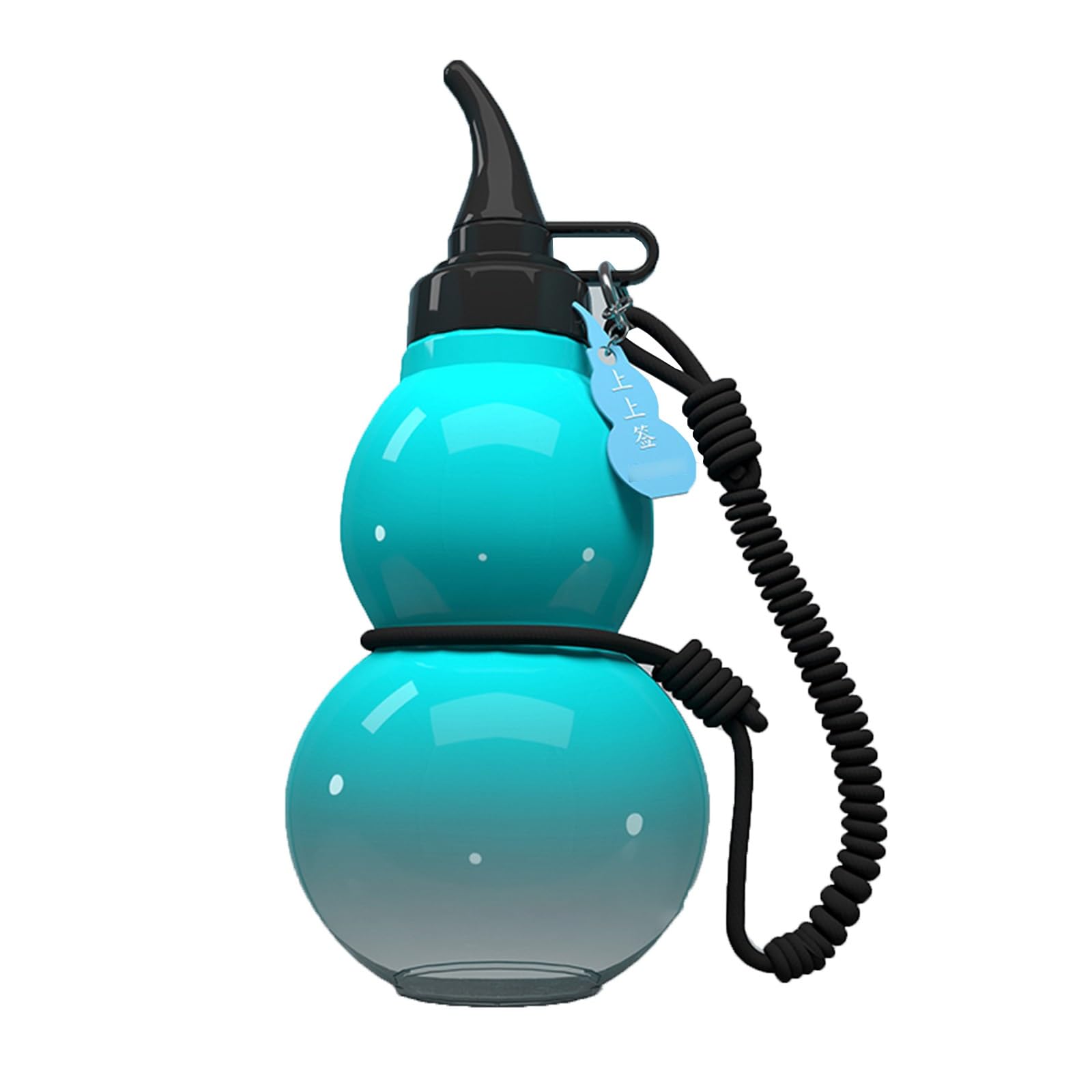 800 Ml Tritan Odporny na Ciepło Butelka na Wodę z Tykwy Uszczelnienie 360° Szczelne do Noszenia w RęKu i na Ramieniu Ravel(Blue A)
