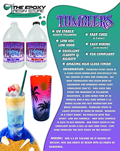 The Epoxy Resin Store TUMBLER1GAL The Epoxt Resin Store - Tumbler Coating Epoxy Resin thumb #7