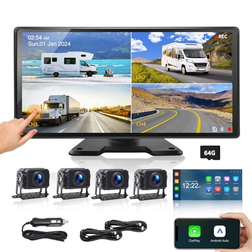 ATOVANKA 4CH CarPlay Camera System