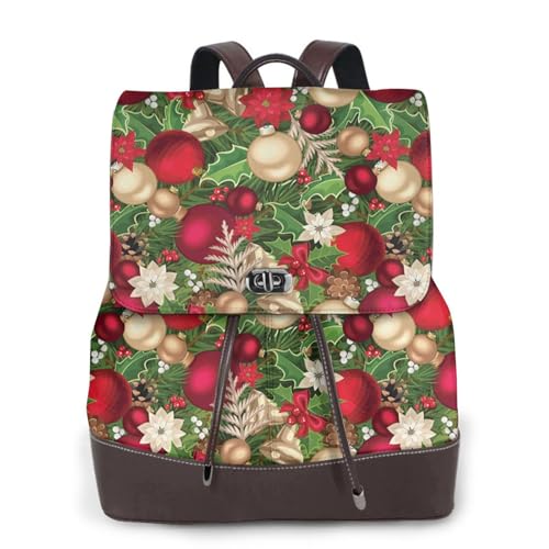 Sac à dos femme imperméable et léger en nylon et cuir PU imprimé fleurs