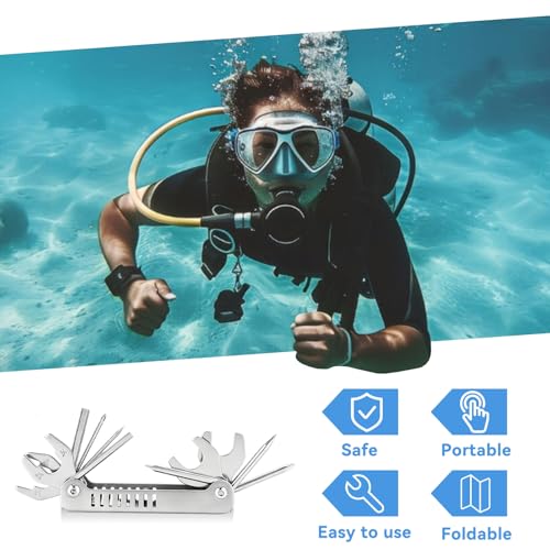 Kit d'outils de plongée professionnel de haute précision pour régulateurs - 4