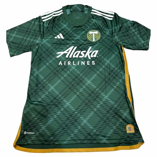 Adidas Men'S Mls Portland Timbers Home Aeroready Soccer Football Jersey 2023-2024#Hy5451-210 cover