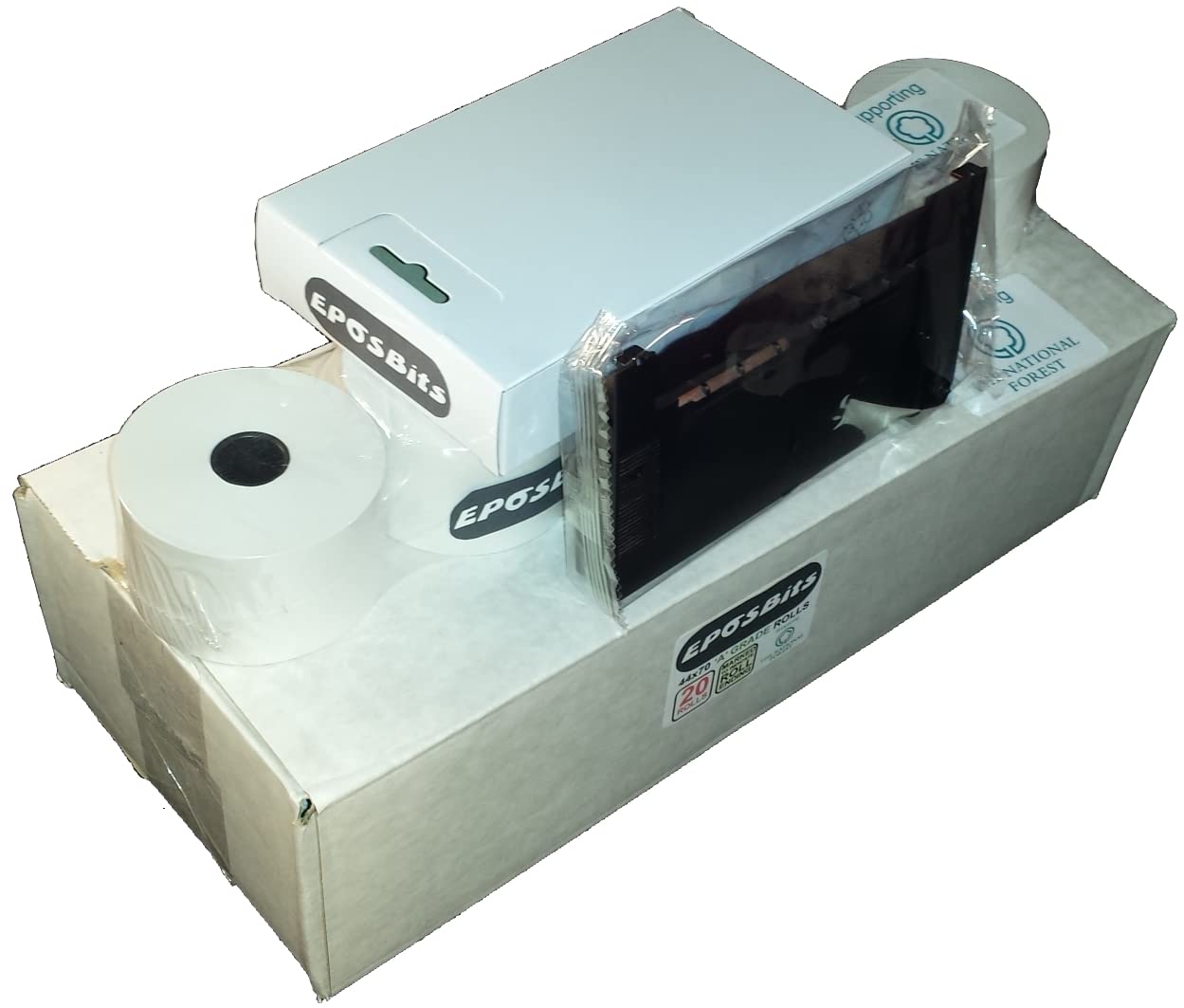 EPOSBITS® Brand **Essentials Pack** to Fit Samsung ER-5115 ER5115 Cash Register (18 Rolls + 1 Ink)