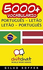 Capa de 5000+ Português - Letão Letão - Português Vocabulário (ChitChat WorldWide)