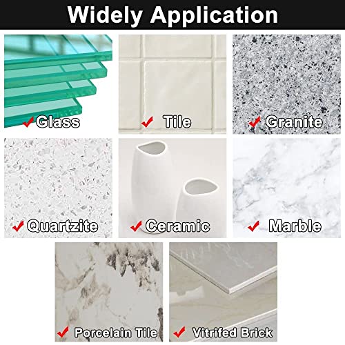 11Pcs Diamond Drill Bits For Ceramic Tile Stone Glass Granite Porcelain Marble 1/4-2" Diamond Hole Saw 6-50Mm Glass Drill Bit For Bottles,Pots,Countertop,Sink,Vase By Susumu #TOP2