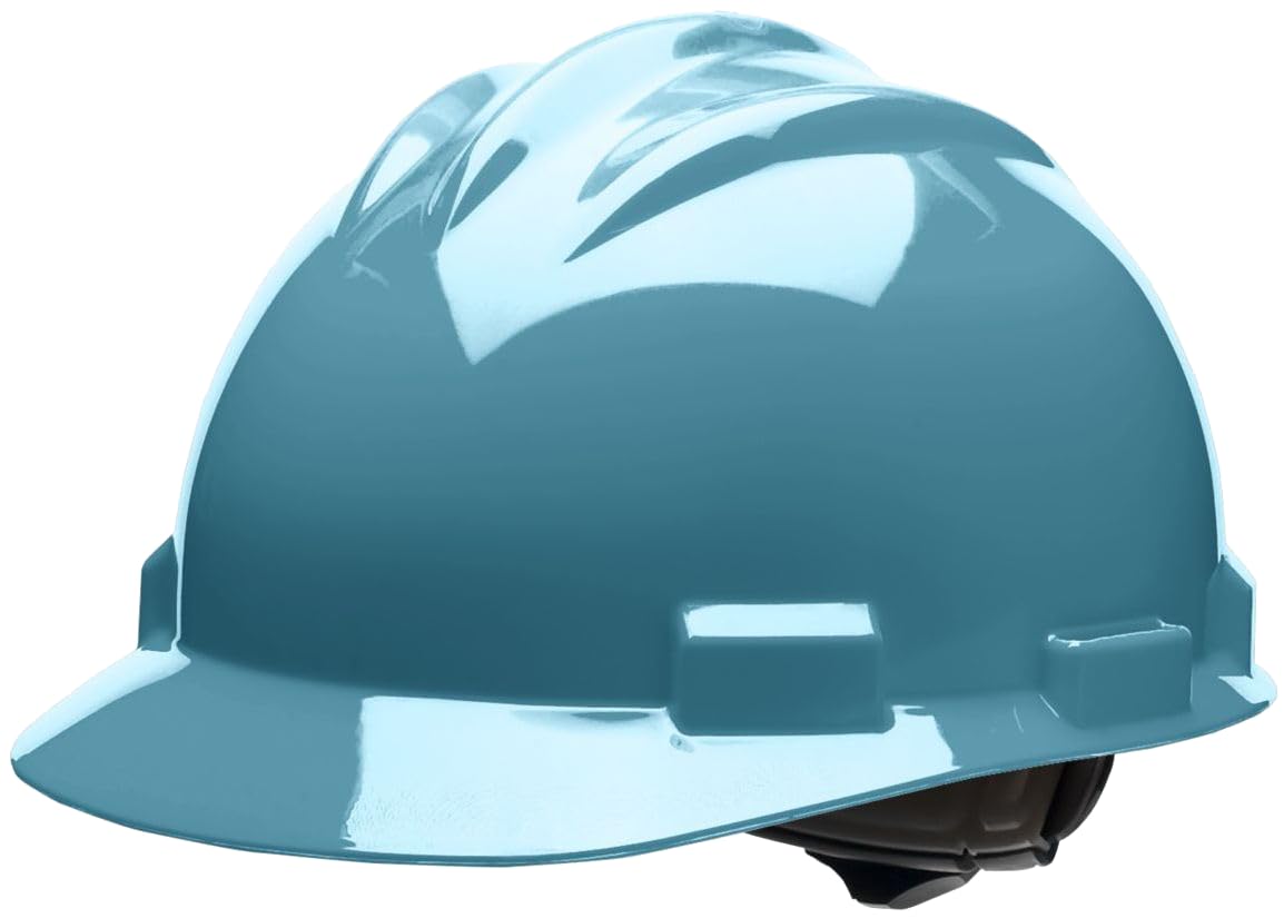 Bullard 3-Rib S61 Cap Style Safety Hard Hat with 4-Point Ratchet Suspension and Cotton Brow Pad