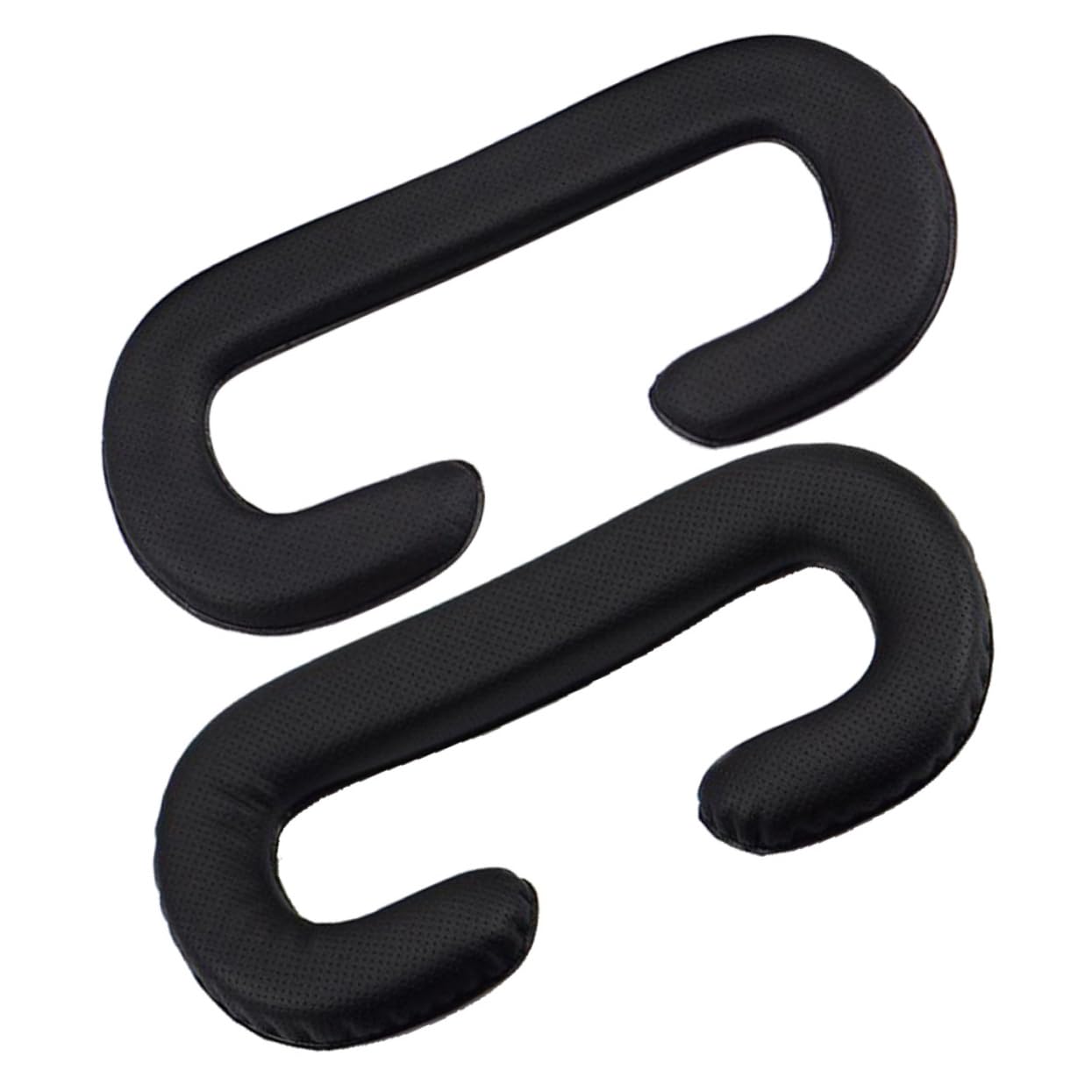 Housoutil Vr Accessory 2 Pack Pu Leather Cushion Cover Sponge Pad Face Replacement Pad Breathable Pad