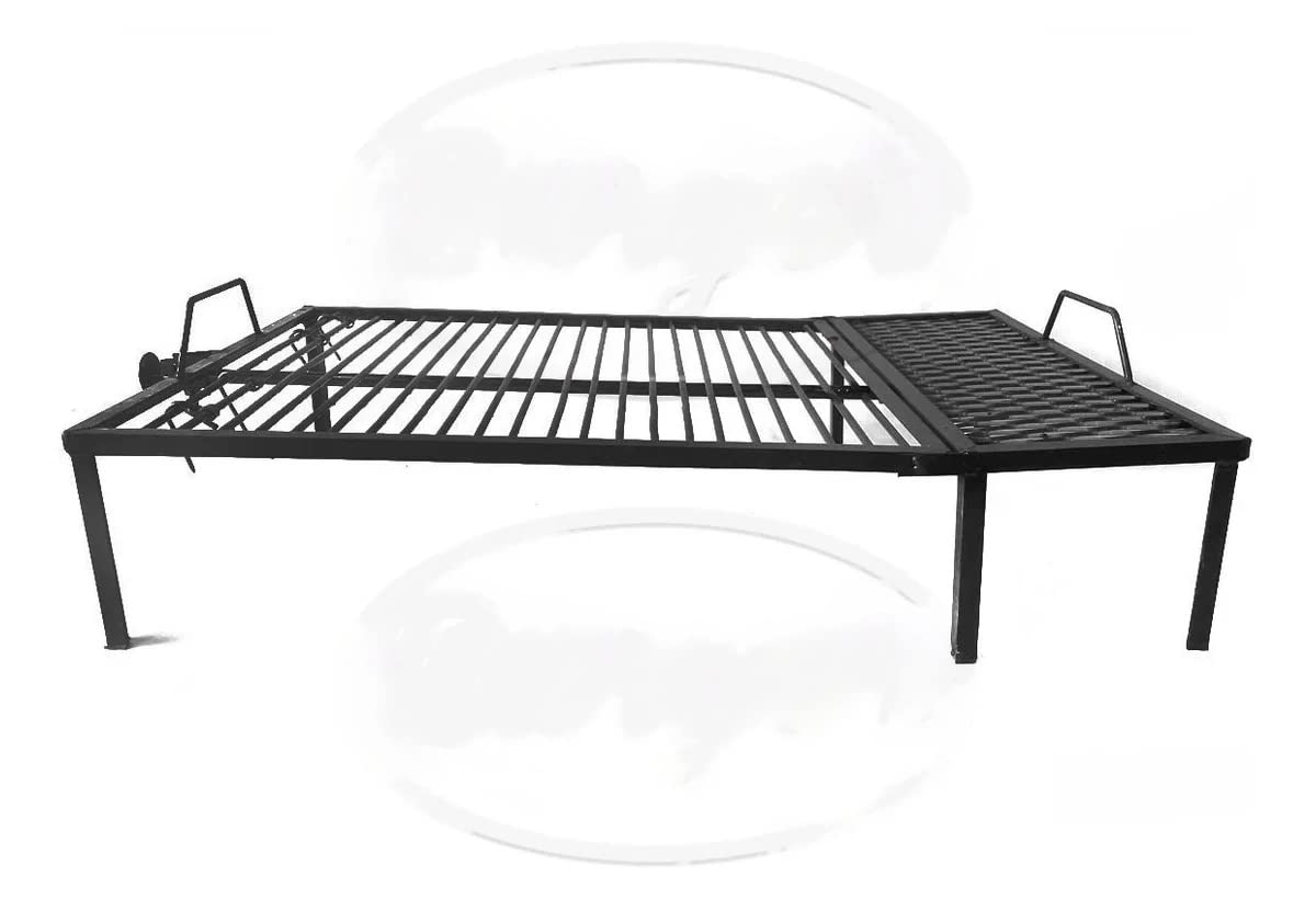 Griglia Argentina Premium - Ferro Argentina Grill - BBQ Parrilla Asador- Griglia con palo incorporato (81,3 x 50,8 cm)