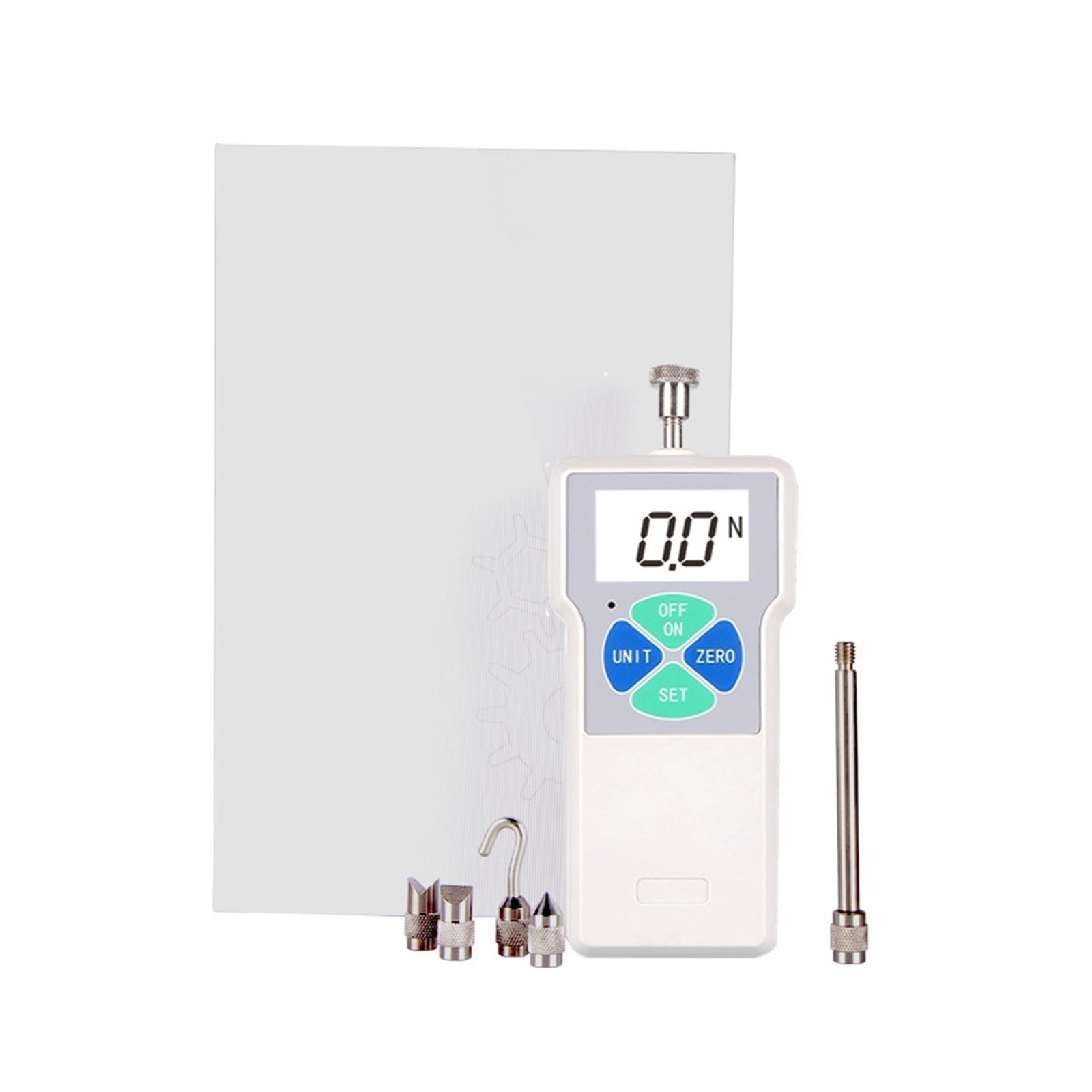 Misuratore di forza, Misuratore di forza digitale push pull da Wx 2 a 500N Tester compressione tensione molla(WX-100(10KG))