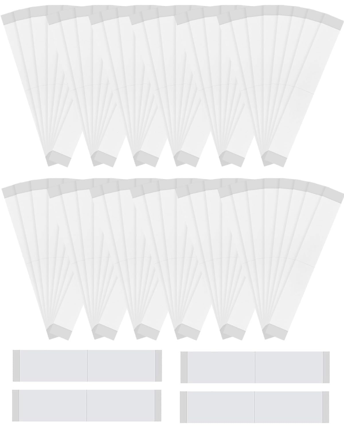 MYGLOAR 100 Pieces Double Sided Adhesive Tape for Body and Clothes, Transparent Body Tape, Suitable for All Types of Sensitive Fabrics and Skins, Strong Self-adhesive and Strong Retention,