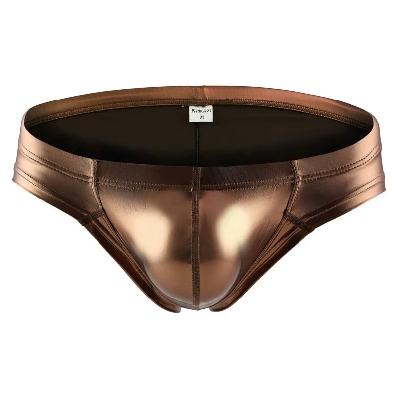 panteazy Metallic Bronze Low-Rise Brief Men's Underwear-picture-20