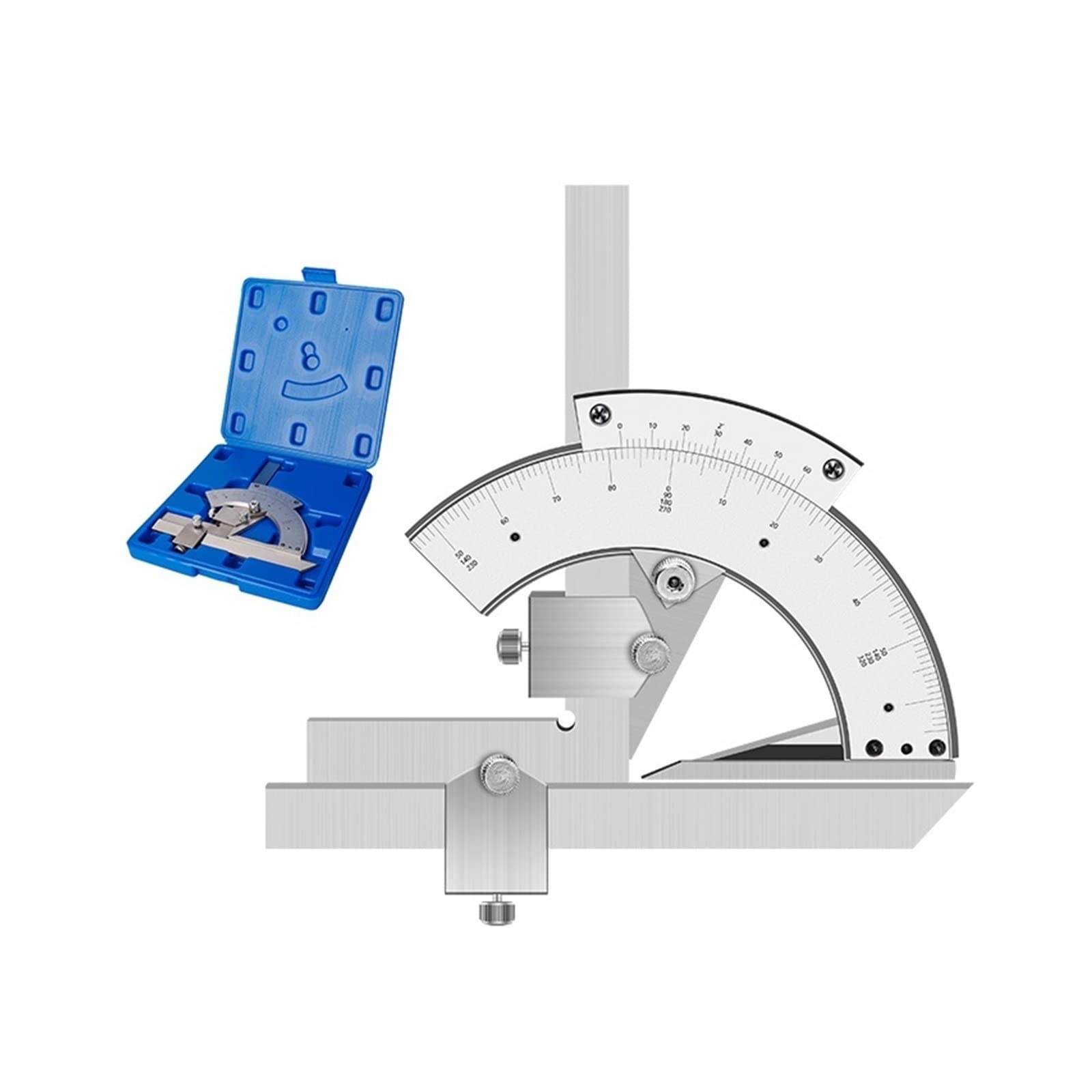 Angle Ruler 0-320 Degree Universal Protractor Precision Goniometer Angle Finder Measuring Tools Caliper