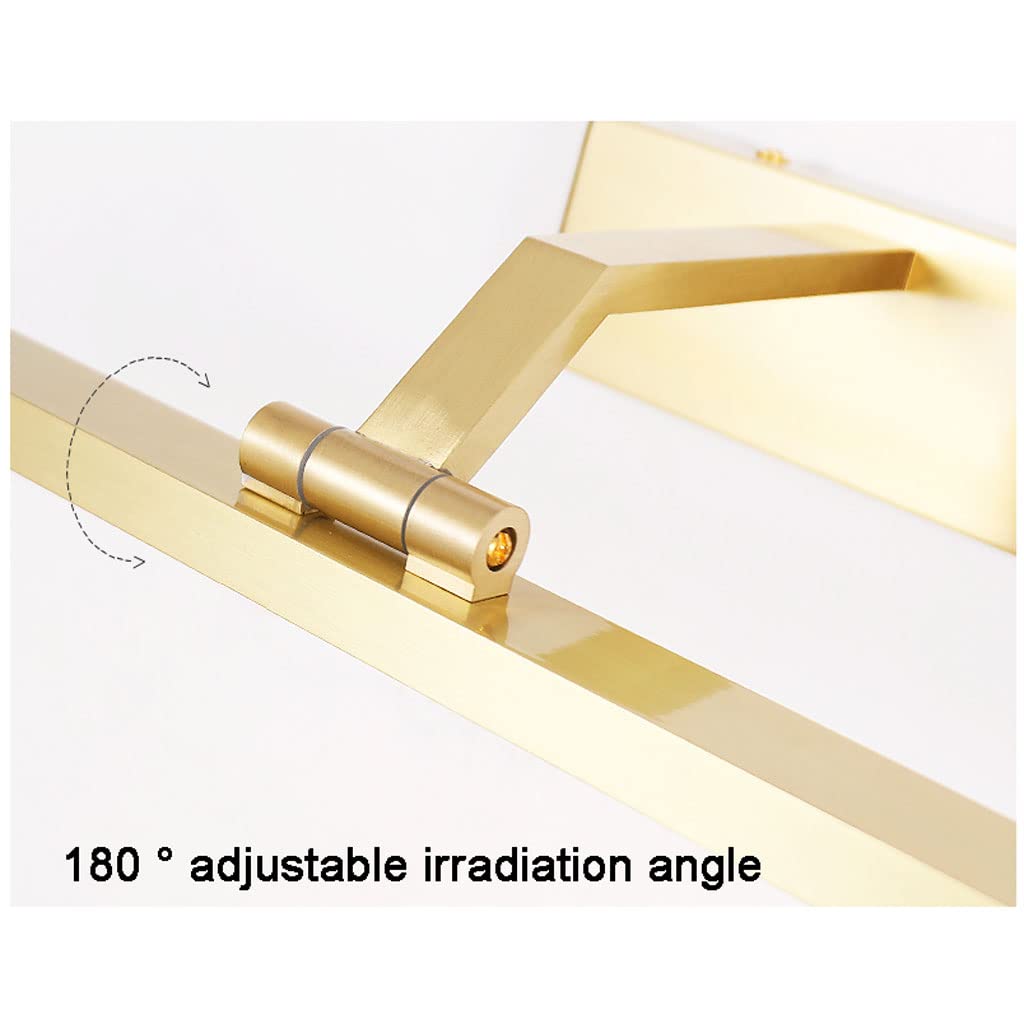 Spiegelleuchte Bad Badezimmer-Eitelkeitsleuchten in Gold, Moderne LED-Lichtleiste über Spiegellampe, natürliches Licht, 4000 K, Wandleuchten für Schminktisch Kein Flimmern