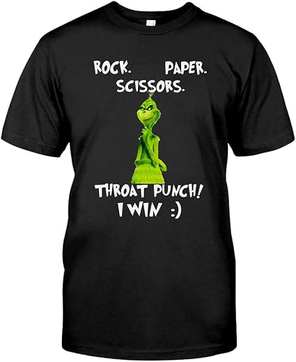 Grinch Rock Paper Scissors Throat Punch 