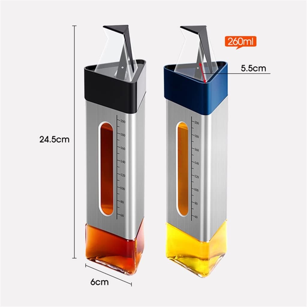 Oil Bottle Sealed Sauce Vinegar Seasoning Pot Jar Practical Condiments Storage Kitchen Tool