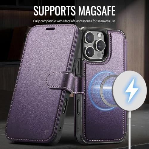 Tenifly for iPhone 16 Pro Max Wallet Case Compatible with Magsafe Purple by Tenifly - Used condition - Image 9